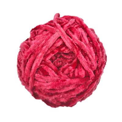 China Fancy Yarn Wholesale Fancy Yarn 100% Polyester Chenille Yarn for Crochet and Machine Knitting for sale