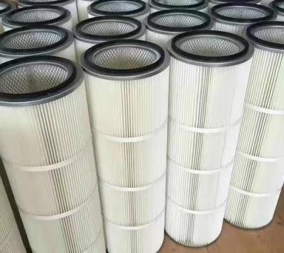 China PTFE-Patroon van de Membraan de Polyester Geplooide Filter 0.3um ISO9001 Te koop