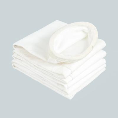 Chine les sachets filtre de 100% 750gsm PTFE chauffent l'arrangement, résistance à l'abrasion ont senti des sacs de collecteur de poussière à vendre