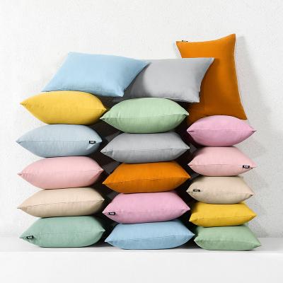 China Sustainable 100%Cotton Cotton Fabric Solid Color High Quality Buti Tile Covers Decorative Throw Cushion Cove for sale