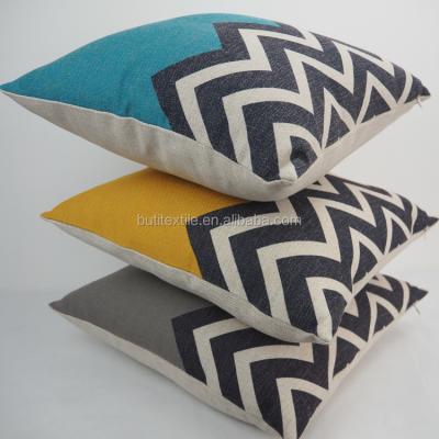 China Custom Massage Zigzag Print Tiles Covers Decorative Outdoor Chair Cushions For Kitchen Chairs for sale