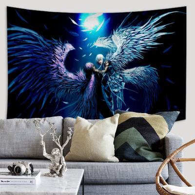 China Plain Buti Yoga Mandala Unicorn Sun Moon Zodiac Space Islamic Tarot Gypsy Wall Tapestry for sale