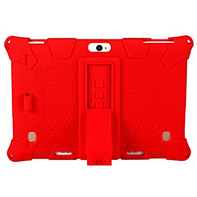 China Full Body Silicon Rugged Case For 10 10.1 Inch Tablet Laptop With Tablet Stand Holder for sale