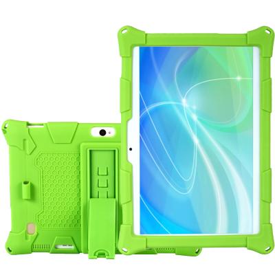 China Shockproof silicon tablet&laptop case for 10 10.1 with universal stand holder pen holder tablet cover case for sale