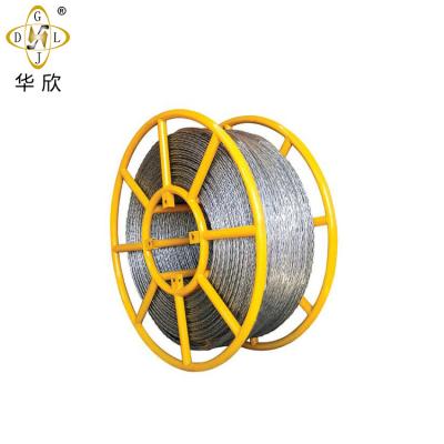 China Construction 18 Wire Anti-twist Galvanized Steel Wire Rope For Transmission Line Stringing 252kN 20mm Diameter for sale