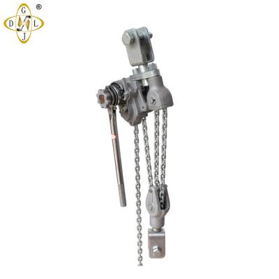 China Construction Material Shops Aluminum Alloy 4 Ton Hand Chain Hoist Lifting Tightener Lever Chain for sale