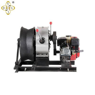 China For tower construction gasoline engine winch 3 ton for receiving line for sale