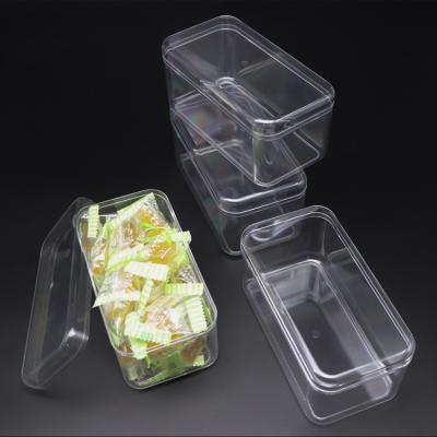 China Recycled Materials Customized Multi Size Shape Storage Cookie Snacks Nuts Packaging Acrylic Box Birthday Candy Gift Boxes Chocolate Cake Container for sale