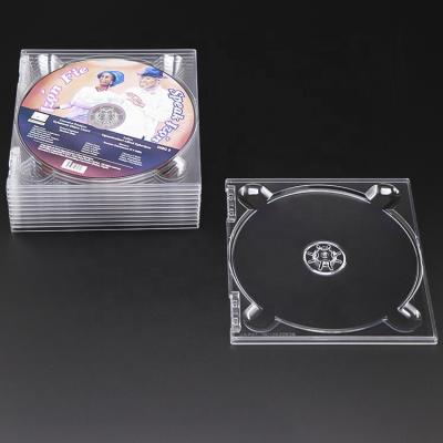 China Plastic Digi Tray Digipak Packaging Replication DVD Digi Discs Pack Single Super Clear CD Digi Duplicate Tray for sale