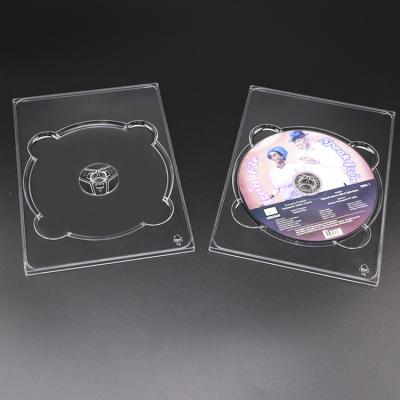 China Simple Packaging DVD Digi Tray Packaging Slimline Case Disc Digipack Hot Selling Weisheng Household Clear Space CD Plastic Media for sale