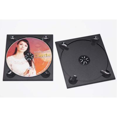 China 4.2MM WEISHENG Factory OEM DVD Digipaks CD Single Disc TV PS Ultra Slim 1-DVD Digi Tray for sale