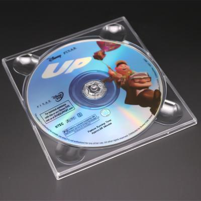 China Eco-friendly Clear Single CD Music Movie Play Disc DVD Tray CD Tray Holder Blu-ray Digi Tray for sale