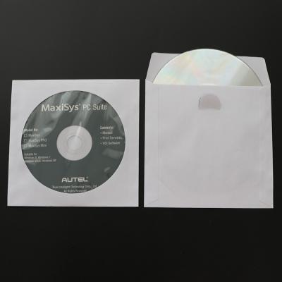 China OEM Logo Disc Sleeve Bag Media Duplication CD DVD Paper Sleeves Volume Protector CD Inner Binder Storage Packing for sale