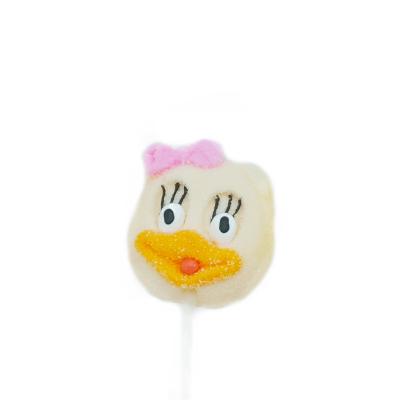 China Normal factory directly sale custom private label sweet cartoon shape marshmallow lollipop for sale