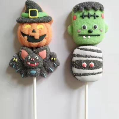 China Normal oem design accepted private label sweet seasonal cartoon marshmallow stick for kids for sale