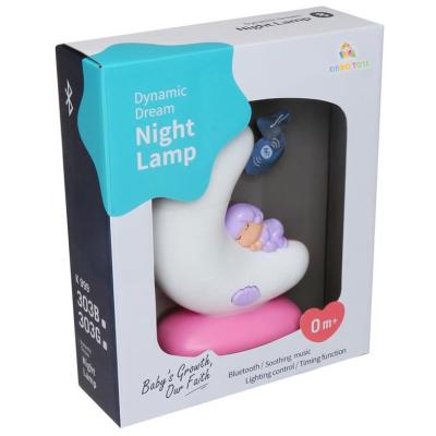 China Calm Baby Xinmei Moon LED Lamp Toys 2022 Kids Baby Nachtlicht Moon LED Sleep Light Music Soothing Toys with Bule Teeth and Lightning Control and Sync for sale