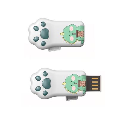 China Lovely Cat's Paw Flash Private Model USB Reader 3.0 Gift Accessories DIY USB Drive 64g 32G 128gb 256G DIY Gift USB Stick New for sale