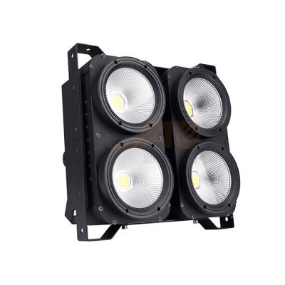 China Stage ktv theater high lumen 4 eyes COB blinder light 400w led warm white dmx assist stage light par light for sale