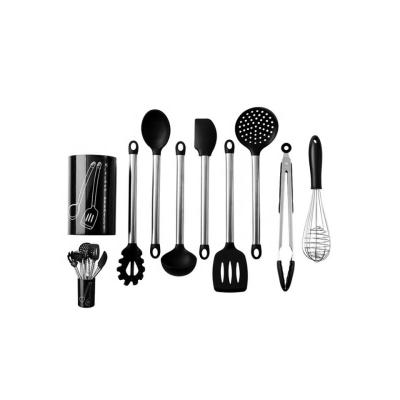 China Sustainable Wholesale Of Cross-border 9-piece Non Stick Pots  Food Grade Silicone Shovels  And Household Silicone Kitchen Utensils for sale