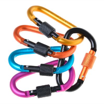 China Travel Kit Camping Equipment Alloy Aluminum Carabiner Household Use for sale