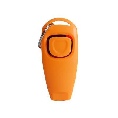 China Viable 2 in 1 Training Whistle Response Card Dog Clicker for sale