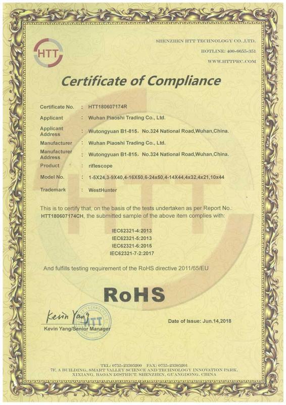 RoHS - Wuhan Piaoshi Trading Co., Ltd.