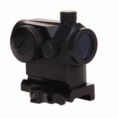 China Mini 1X24 Tactical Rifescope Illuminated Red Green Dot Sight Mount With Quick Release 20mm For Air Gun Hunting Red Dot for sale