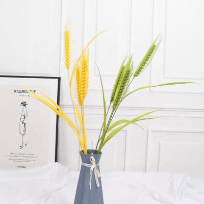 China Durable Wheat Flower Artificial Faux Plants Bouquet For Home Festival Decoration for sale