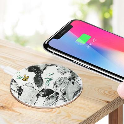 China Hot-selling Low MOQ Custom High Quality Mobile Phone Power Bank Wireless Charger for sale