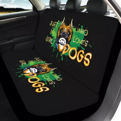 China Custom Durable Front Rear Seat Full Set Car Seat Covers Fashionable Four Seasons Car Styling Interior Decoration Car Seat Cover 3pcs for sale