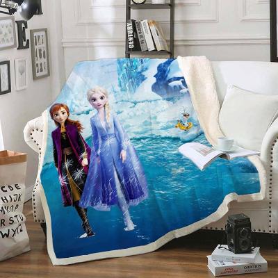 China High Quality Cheap 3D Factory Direct Digital Anti-Pull Thickening Heat Home Printing Custom Baby Blanket for sale