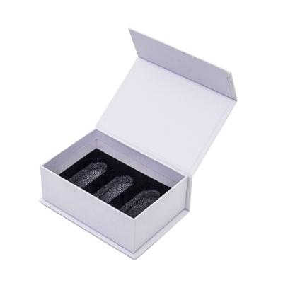 China New Fashion Paper Material Recyclable White Magnetic Gift Boxes Folding Gift Boxes Empty Gift Boxes With Foam Insert for sale