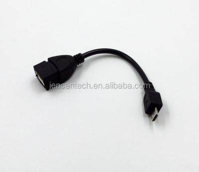 China Mobile Phone Micro USB OTG Adapter Short Micro USB OTG Cable for sale