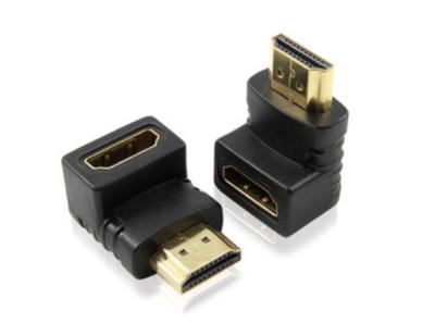 China LAPTOP HDTV Female to HDTV Male 90 Degree 270 Degree Bend Adapter Extender Converter Adapter for sale