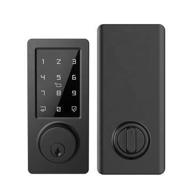 China Zinc Alloy TT Locks Password Controlled Deadbolt Smart Keyless Door Lock With American Standard for sale