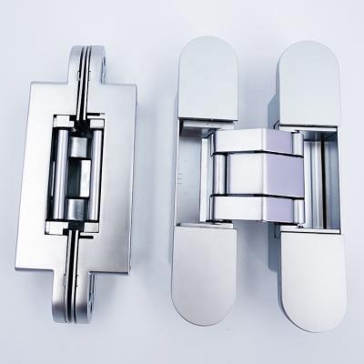 China Modern Heavy Duty 3D Furniture Hinge Zinc Alloy Adjustable Hidden Hinge /Hidden Invisible Hinge for sale