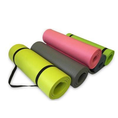 China Waterproof Home Exercise Gym Workout Sports Non Slip Custom Eco Friendly Fitness Band Yoga Mat for sale