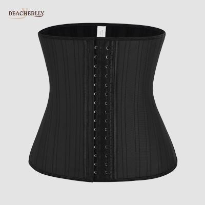 China Custom Logo Waist Trainer Sweat Belt 29 ABS Waist Trimmers Belt Steel End Antibacterial for sale