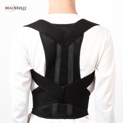 China High Quality Neoprene Belt Posture Support Adjustable Back Posture Corrector for Men and Women Back Pose Adjustable Back Brace Clavicle Support Trainer for sale