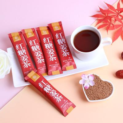 China Wholesale Customized Instant Tea Granule Ginger Tea Powder Wholesale Customized Brown Sugar Warming Tea Winter Solid Tea for sale