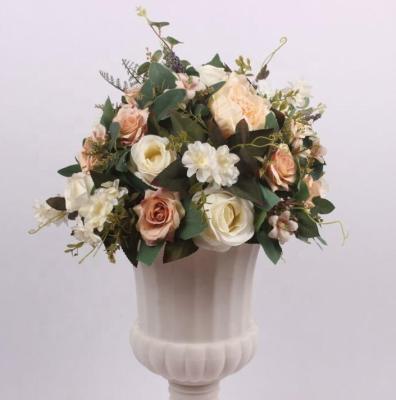 China Wedding decoration Artificia flowers half ball layout wedding centerpiece for wedding for sale