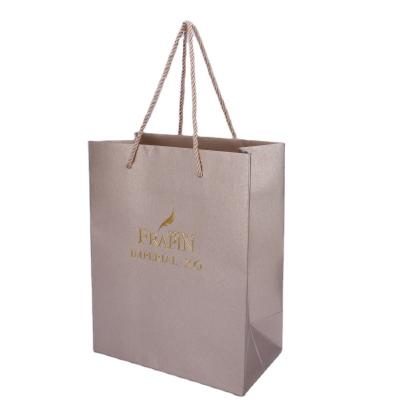 China Wholesale Luxury Recyclable Personalized Purchasing Tote Paper Bag With Handle for sale