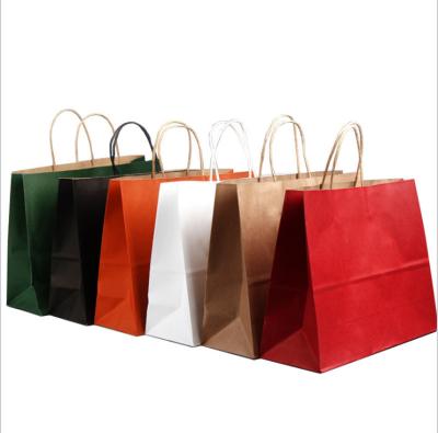 China New Fashion Recyle Kraft Paper Cheap Brown Paper Bags Recyclable For Clothes for sale