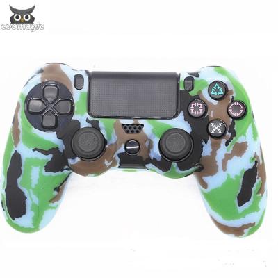 China Camouflage new design camouflage multi color custom waterproof silicone case for ps4 controller for sale