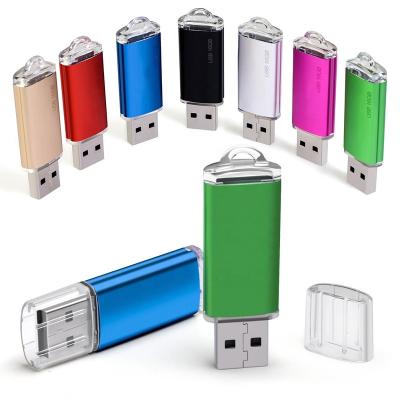 China Metal 2in1 OTG USB 2.0 Pivot 16GB 32GB 64GB 128GB Memory Drive Flash Stick USB Flashdisk Waterproof for sale