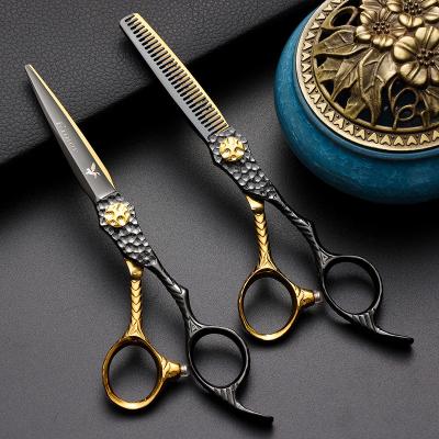 China Thinning Scissors Hot sale professional salon hair cutting scissors & shear barber beauty hairdressing left hand thinning scissors set for stylist for sale