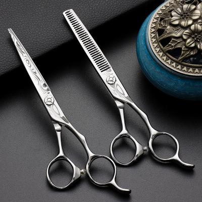 China Thinning Scissors Hot sale professional salon hair cutting scissors & shear barber beauty hairdressing left hand thinning scissors set for stylist for sale