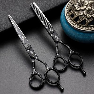 China Thinning Scissors Hot sale professional salon hair cutting scissors & shear barber beauty hairdressing left hand thinning scissors set for stylist for sale