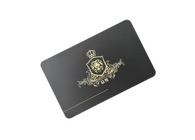 China Laser Engrave Matt Black Metal Business Cards Magnetic Stripe Supermarket Vip QR Code Credit Card for sale