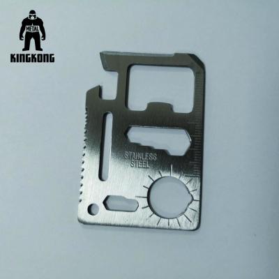 China 67*45mm Novelty Funny  Bottle Opener Business Card Poker Card Style Laser Engraved for sale